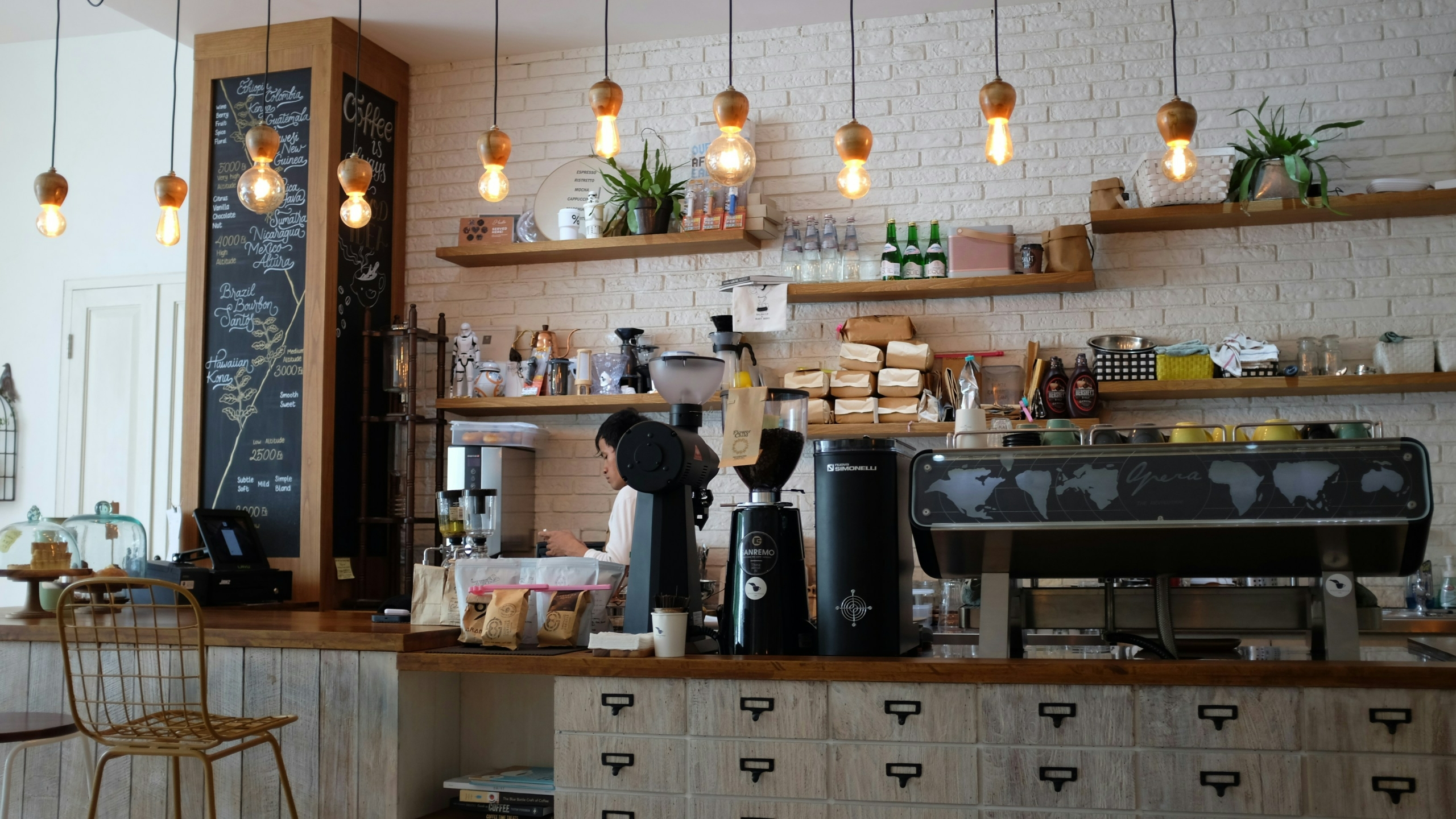 una cafetería